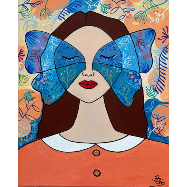 Mujer mariposa